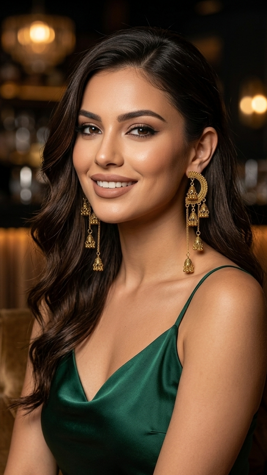 Delhi Jhumka - Gold